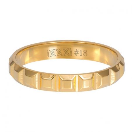 Anneau Art 4mm doré - R06401-01 - Bijoux de marque iXXXi