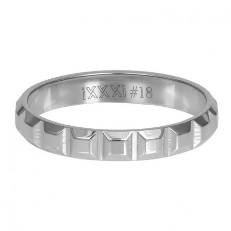 Anneau Art 4mm argenté - R06401-03 - Bijoux de marque iXXXi
