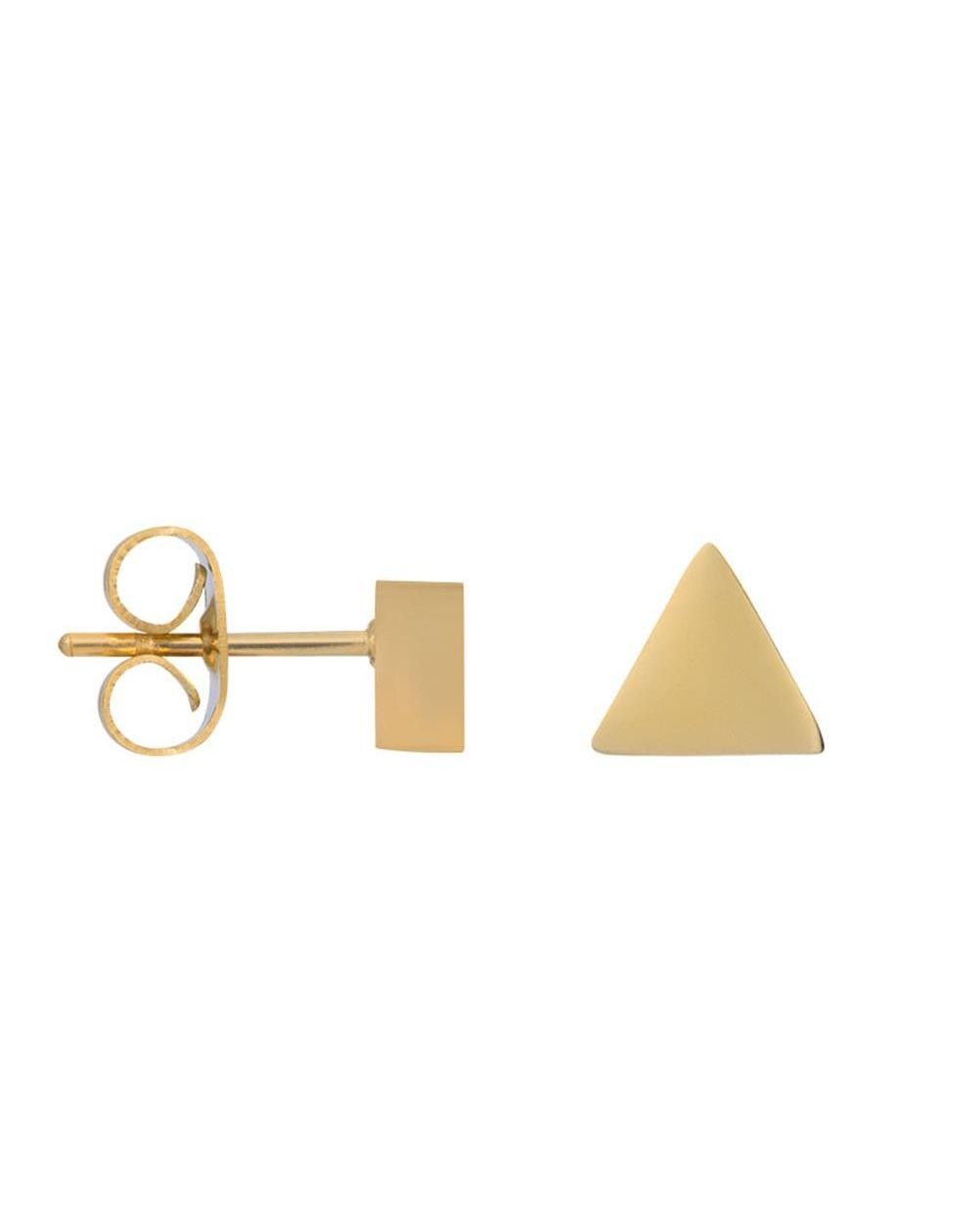 Perceuses iXXXi Abstract Triangle dorées - Boucles d'oreilles