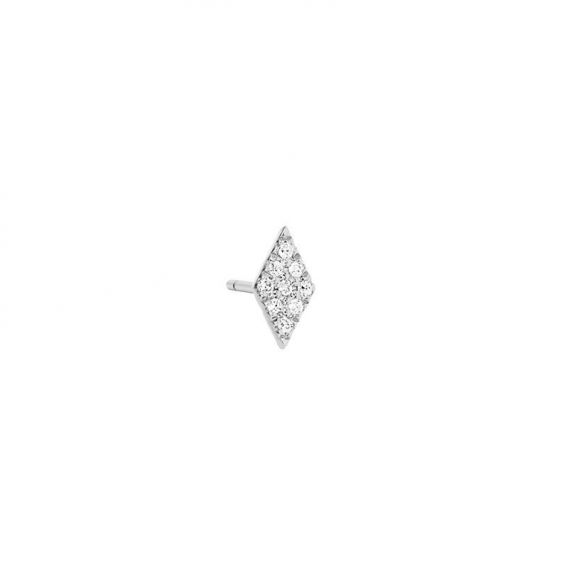 Boucle d'oreille Parana 9 diamants - Bijoux en argent