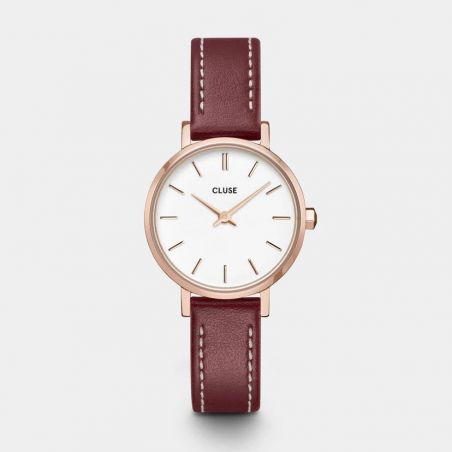 Montre CLUSE - Boho Chic Petite Leather Dark Red - CW10504