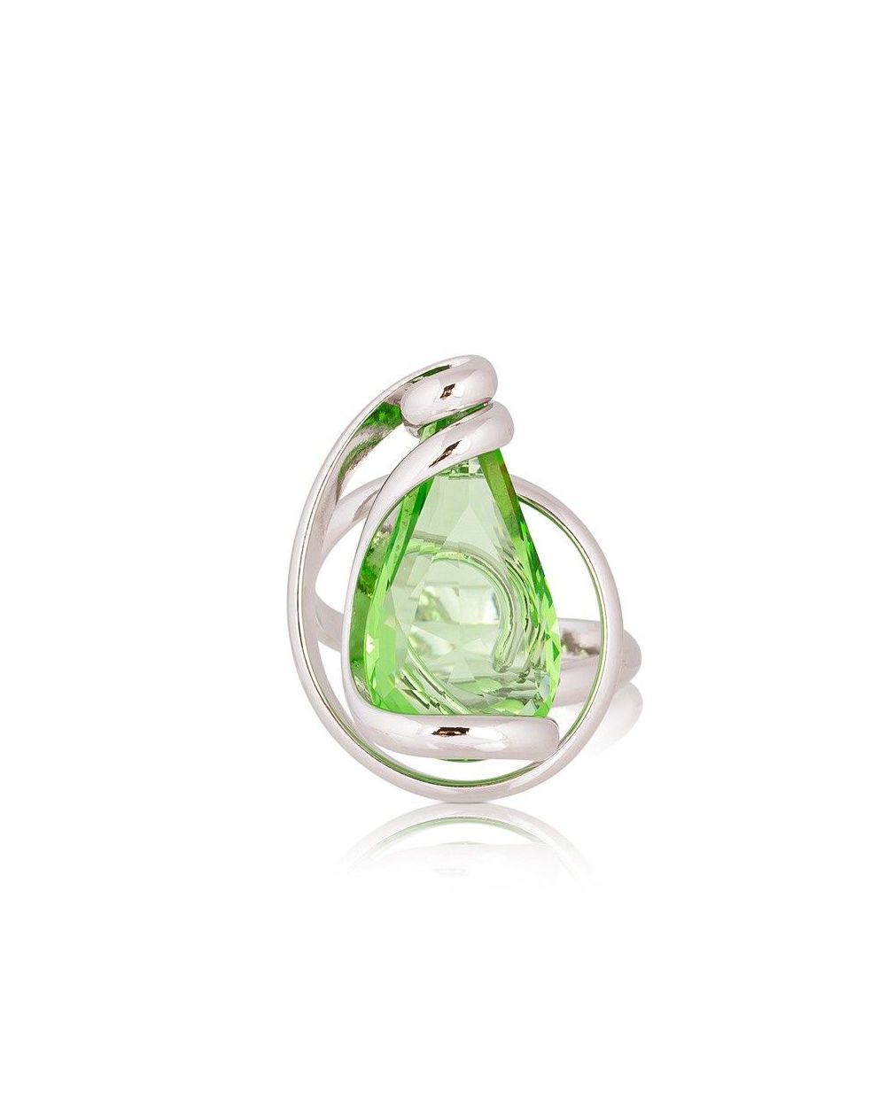 Andrea Marazzini - Bague cristal Swarovski Florence Peridot Aura