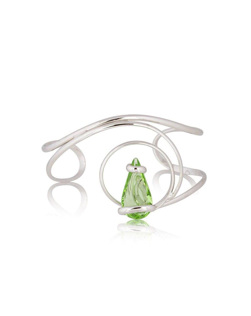 Andrea Marazzini bijoux - Bracelet cristal Swarovski Florence Peridot Aura