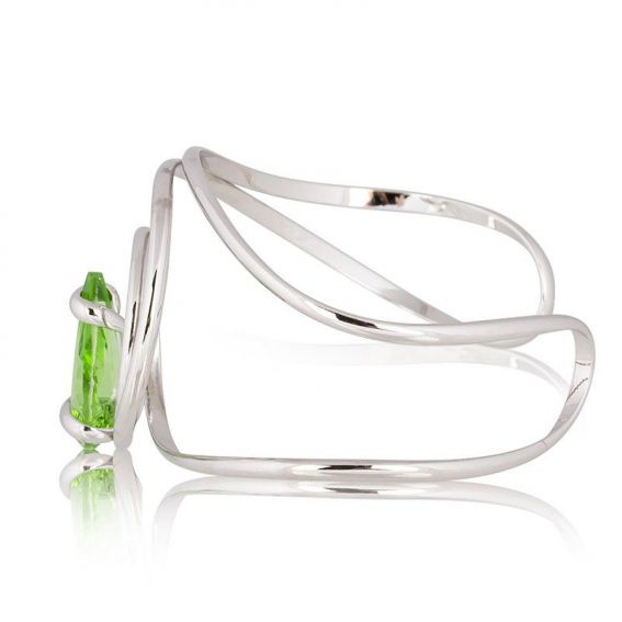 Andrea Marazzini bijoux - Bracelet cristal Swarovski Florence Peridot Aura