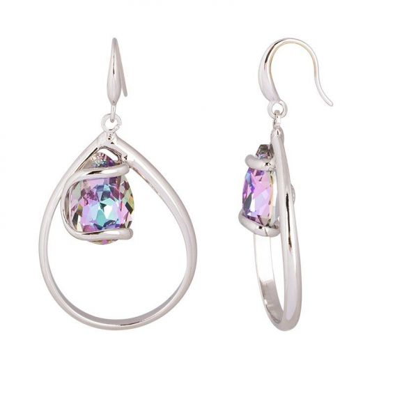 Boucles d'oreilles Andrea Marazzini - Cristal Swarovski Pear Vitral Light