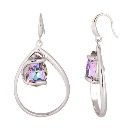 Swarovski Kristallen Mini Spike AB Oorbellen