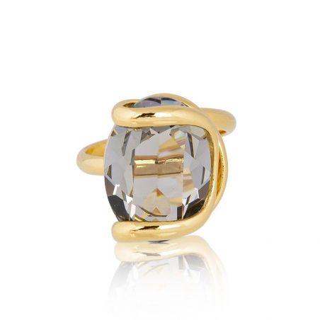 Ring Marazzini Swarovski Kristal Ovaal Licht Turkoois