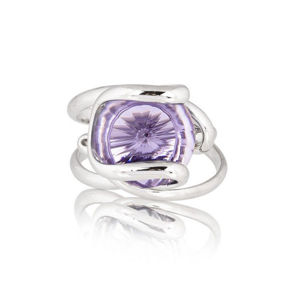 Ring Marazzini Swarovski Kristal Ovaal Licht Turkoois