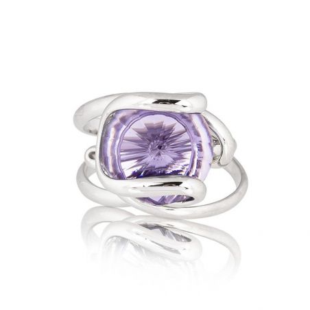 Ring Marazzini Swarovski Kristal Ovaal Licht Turkoois