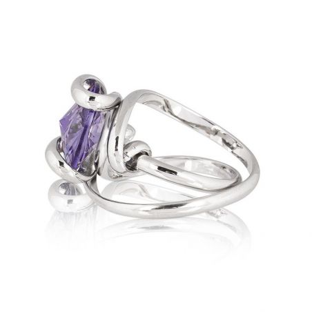 Ring Marazzini Swarovski Kristal Ovaal Licht Turkoois