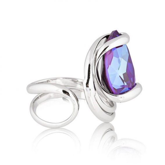 Andrea Marazzini - Bague cristal Swarovski Candy Amethist Delite