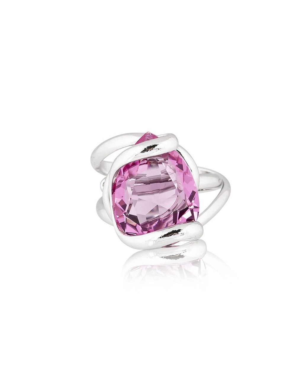 Andrea Marazzini - Bague cristal Swarovski Candy Laguna Candy Fuchsia