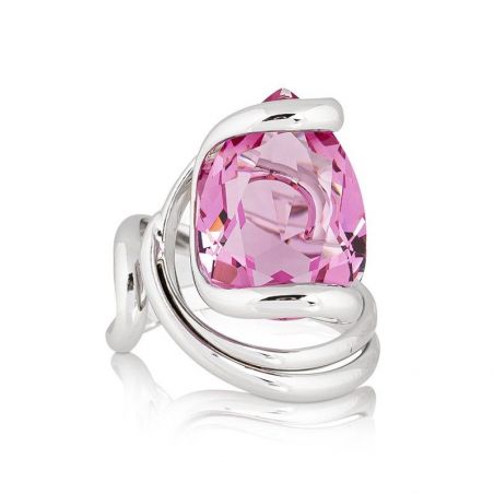 Ring Marazzini Swarovski Kristal Ovaal Licht Turkoois
