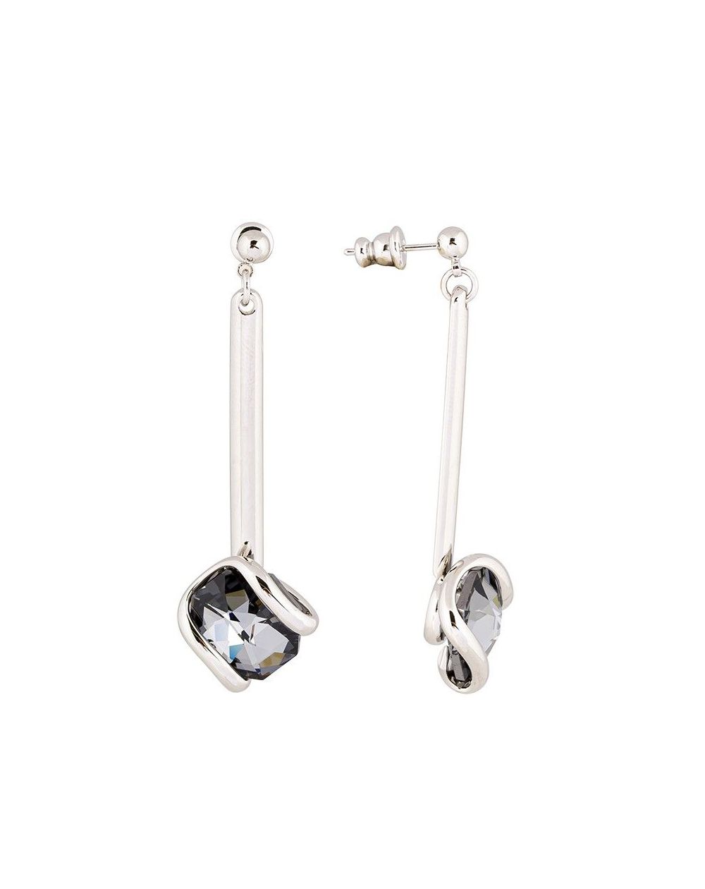 Swarovski Crystal Mini Spike AB Earrings