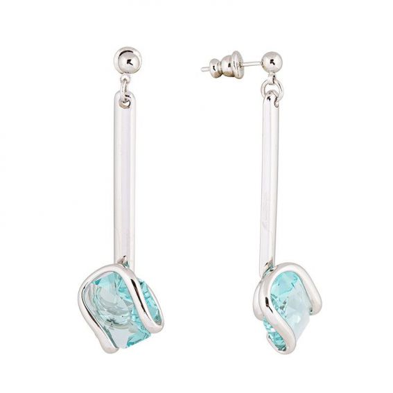Boucles d'oreilles Andrea Marazzini - Cristal Swarovski Octagon Antique Green Deco