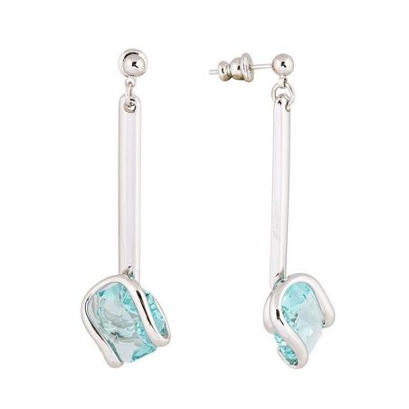 Boucles d'oreilles Andrea Marazzini - Cristal Swarovski Octagon Antique Green Deco