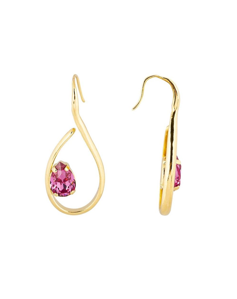 Swarovski Kristallen Mini Spike AB Oorbellen