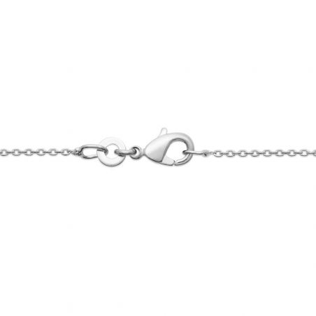 Collier tête de licorne argent rhodié