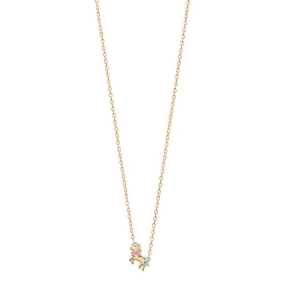 Collier licorne doré