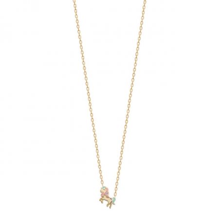 Collier licorne doré