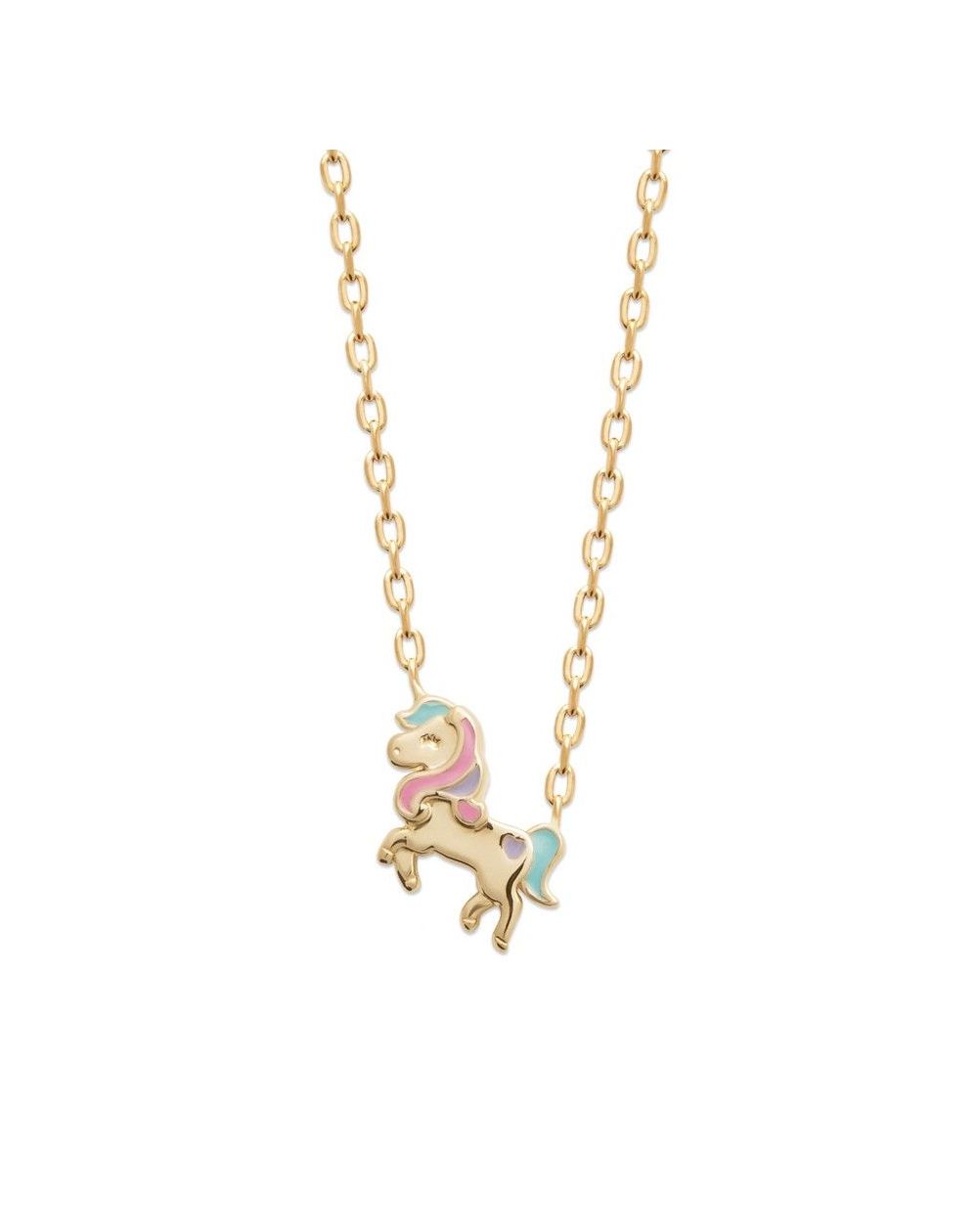 Collier licorne doré
