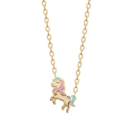 Collier licorne doré