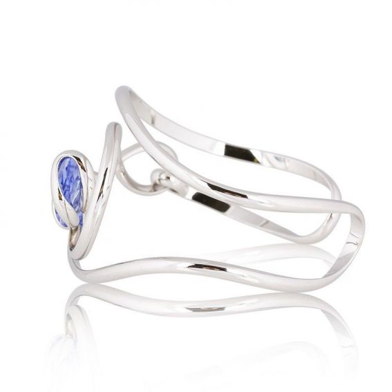 Andrea Marazzini bijoux - Bracelet cristal Swarovski Octagon Light Blue