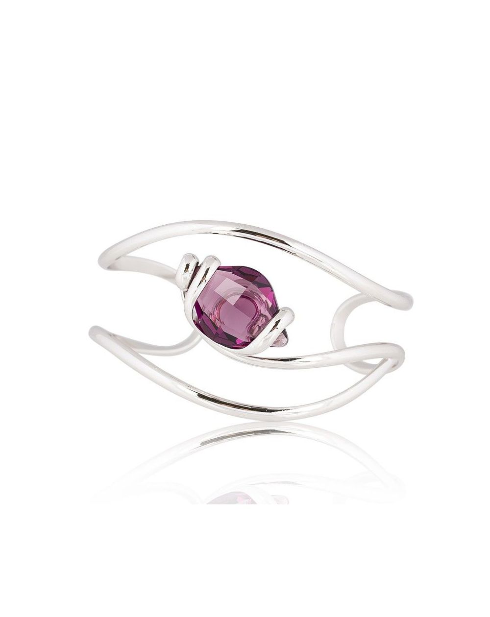 Andrea Marazzini bijoux - Bracelet cristal Swarovski Lemon Amethist BR6