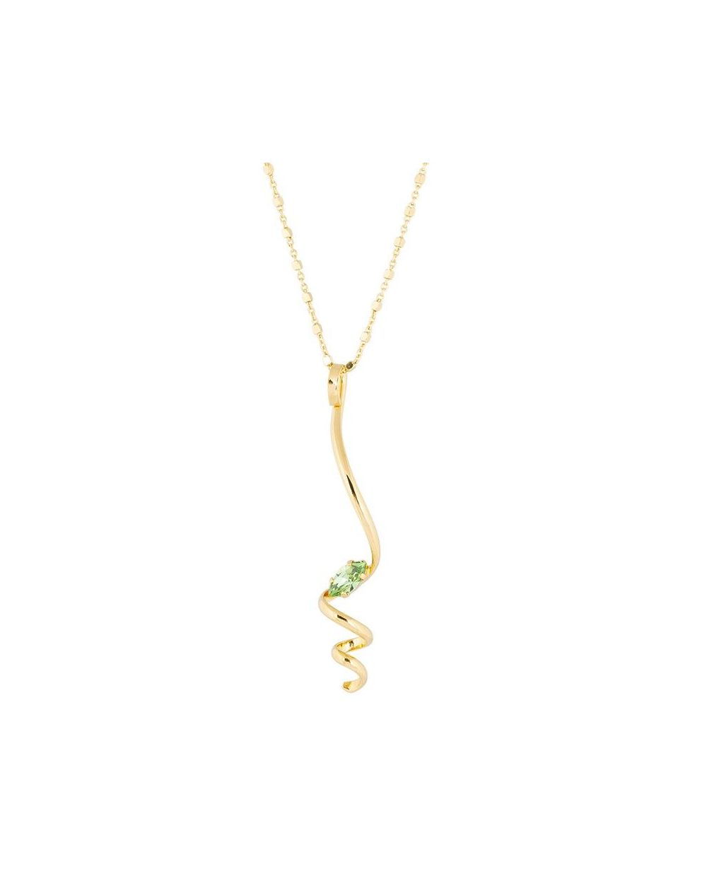 Collier Andrea Marazzini - Cristal Swarovski Navette Peridot Petit Mon Rêve