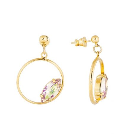 Swarovski Kristallen Mini Spike AB Oorbellen