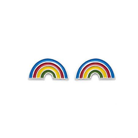 Perceuses arc-en-ciel argent rhodié