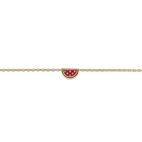 Bracelet pastèque doré