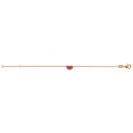 Bracelet pastèque doré