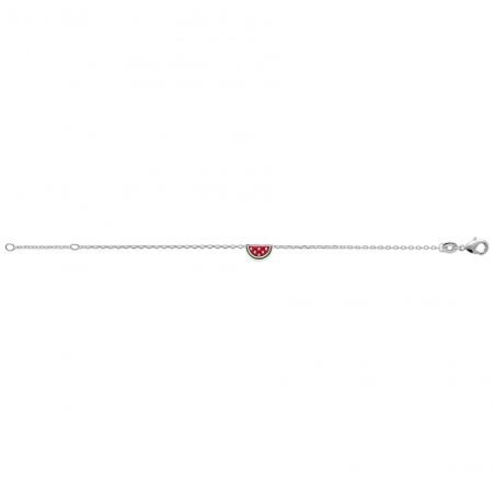 Bracelet pastèque argent rhodié
