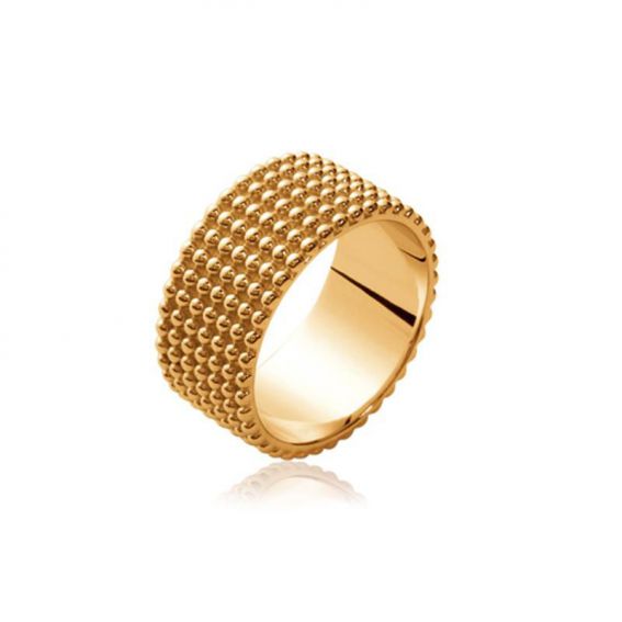 Bague plaqué or 18k
