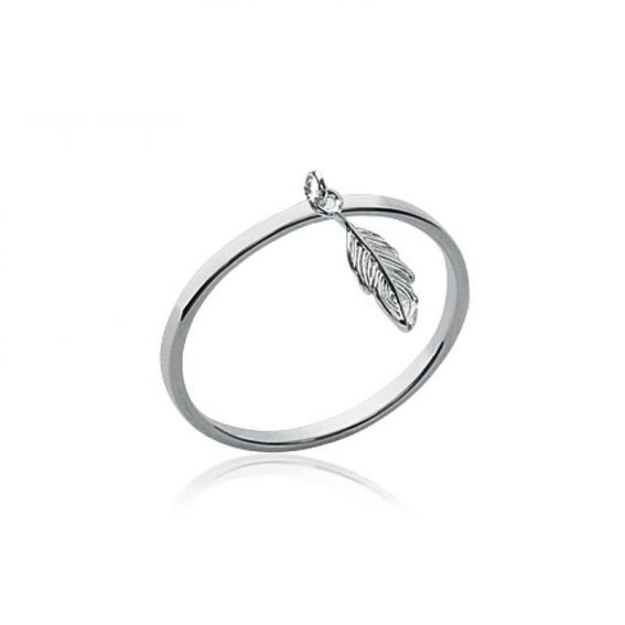 Silver Bus Plume Ring 925