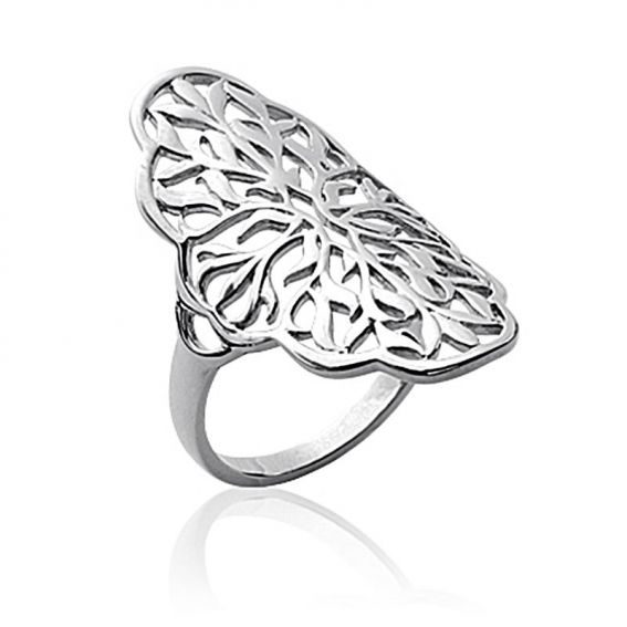 925 rhodium silver ring