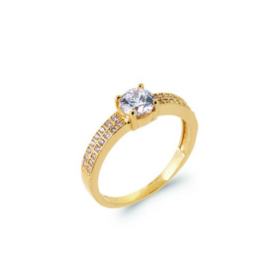 Double row solitaire ring...