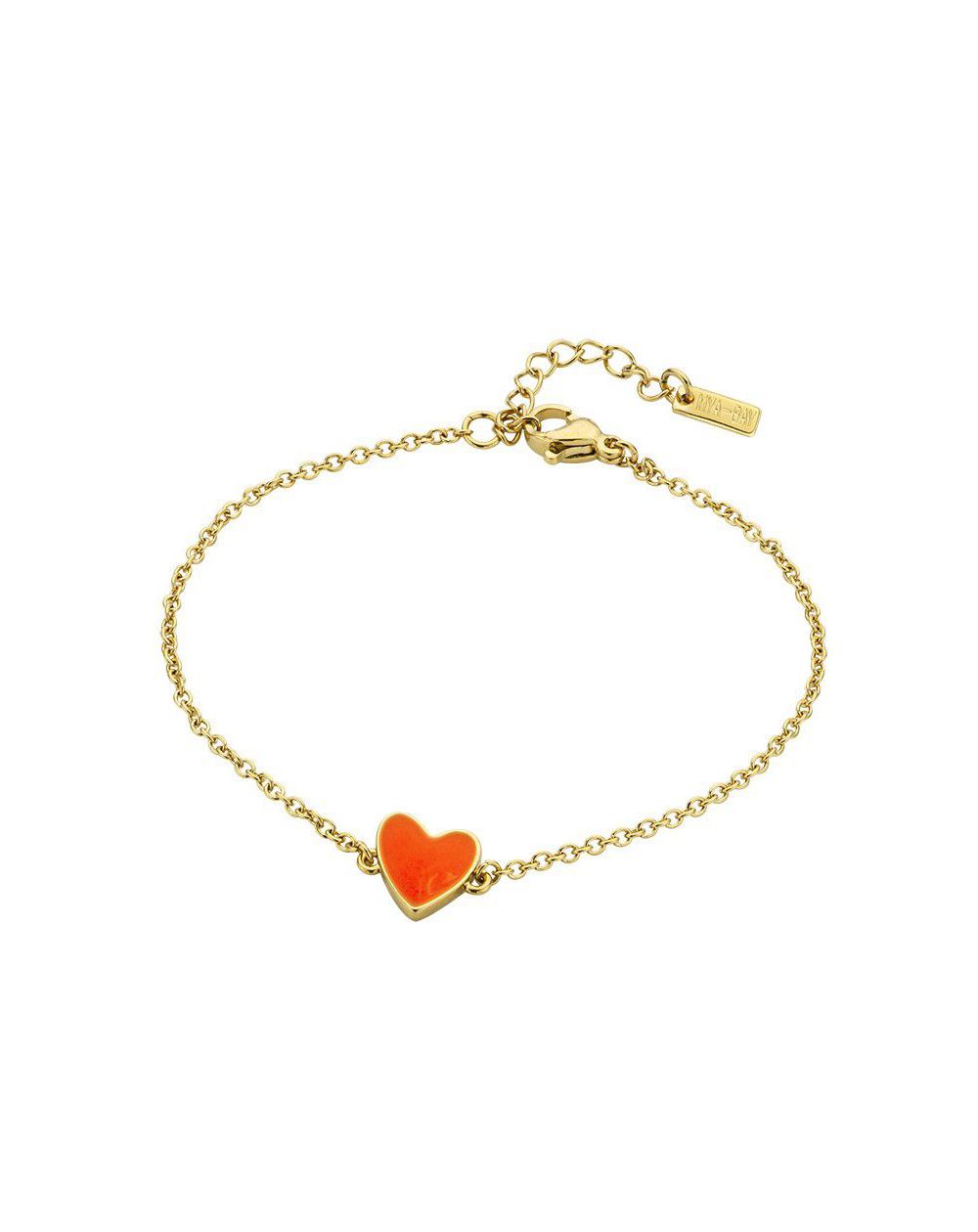 Bracelet MYA BAY - Neon orange Heart - BR-231 - Bijoux Mya Bay