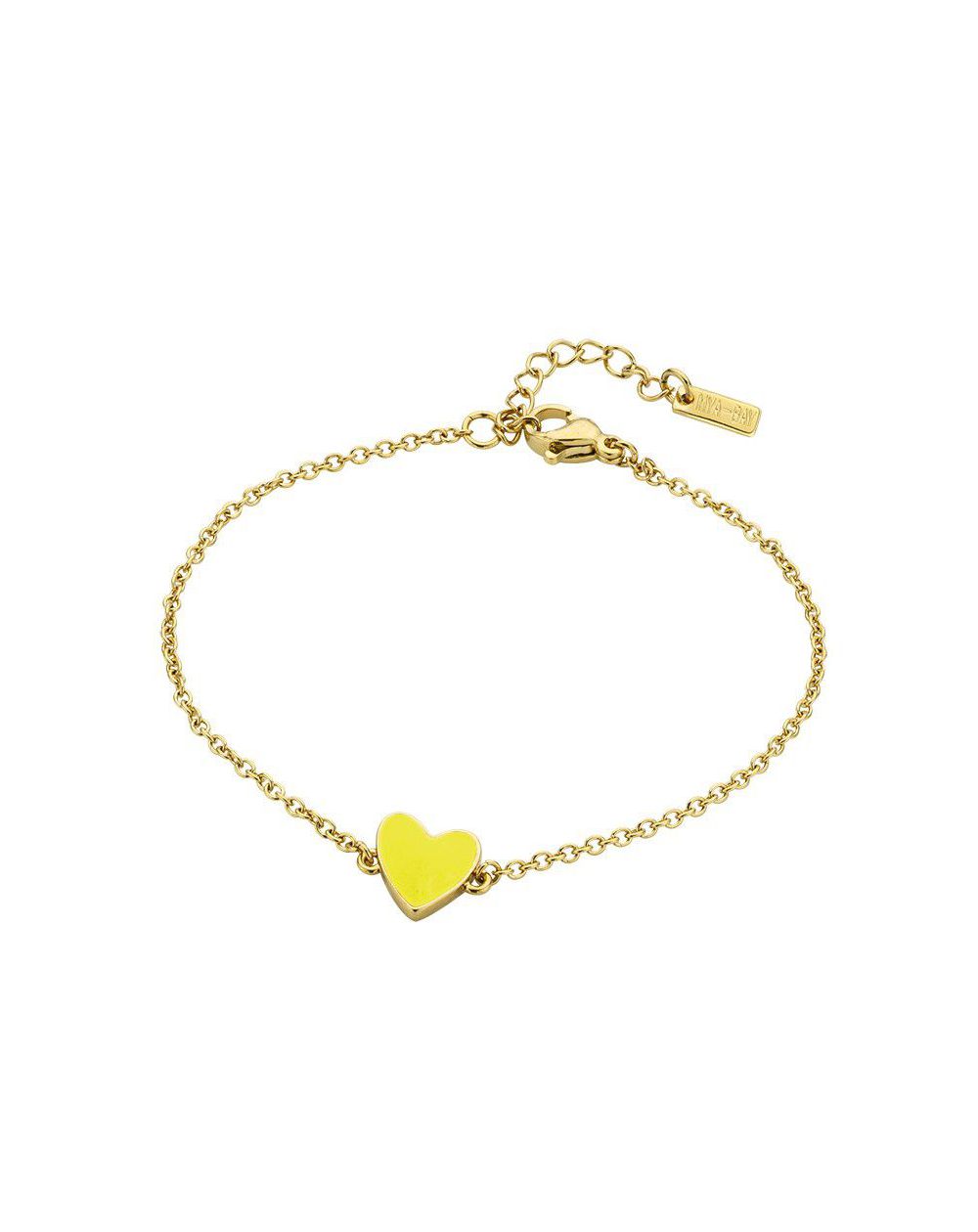 Bracelet MYA BAY - Neon yellow Heart - BR-232 - Bijoux Mya Bay