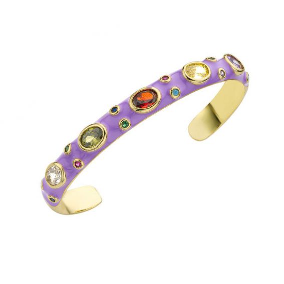 Bracelet MYA BAY - Purple Candy Stone - BR-252 - Bijoux Mya Bay