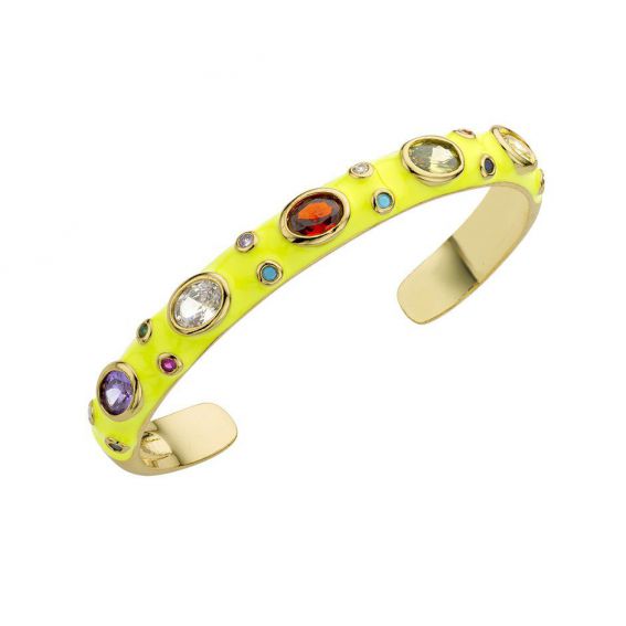 Bracelet MYA BAY - Jaune Candy Stone - BR-255 - Bijoux Mya Bay