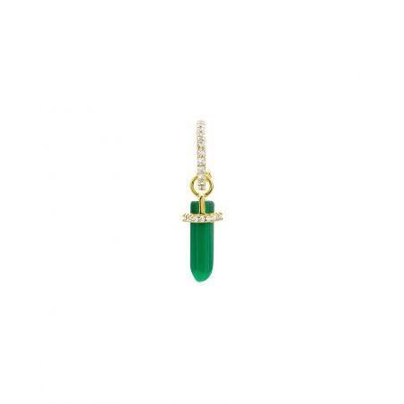 Boucle d'oreille MYA BAY Green Crystal - BO-180-1 - Mya Bay