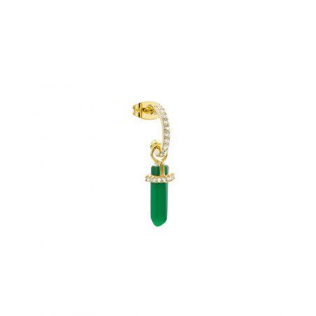Boucle d'oreille MYA BAY Green Crystal - BO-180-1 - Mya Bay
