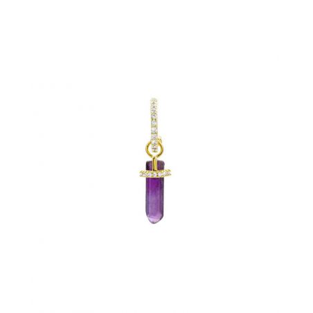 Boucle d'oreille MYA BAY Purple Crystal - BO-181-1 - Mya Bay