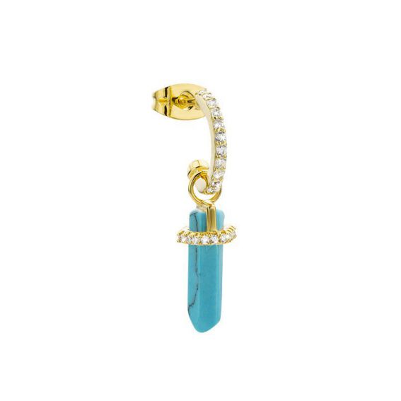 Boucle d'oreille MYA BAY Turquoise Crystal - BO-182-1 - Mya Bay