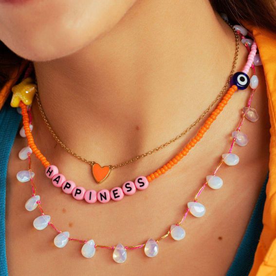 Collier Pink Happiness - CO-171 - Bijoux et Marque Mya Bay