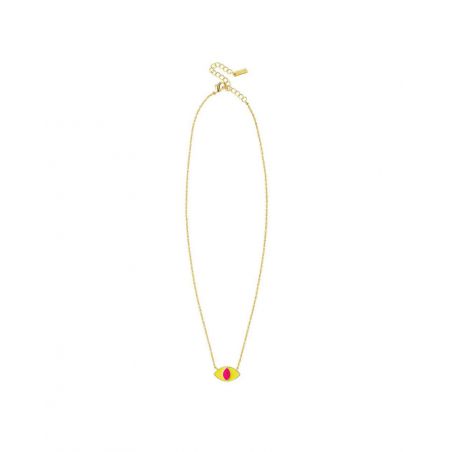 Collier Rainbow Yellow Ojo - Edition limitée - CO-175 - Bijoux et Marque Mya Bay