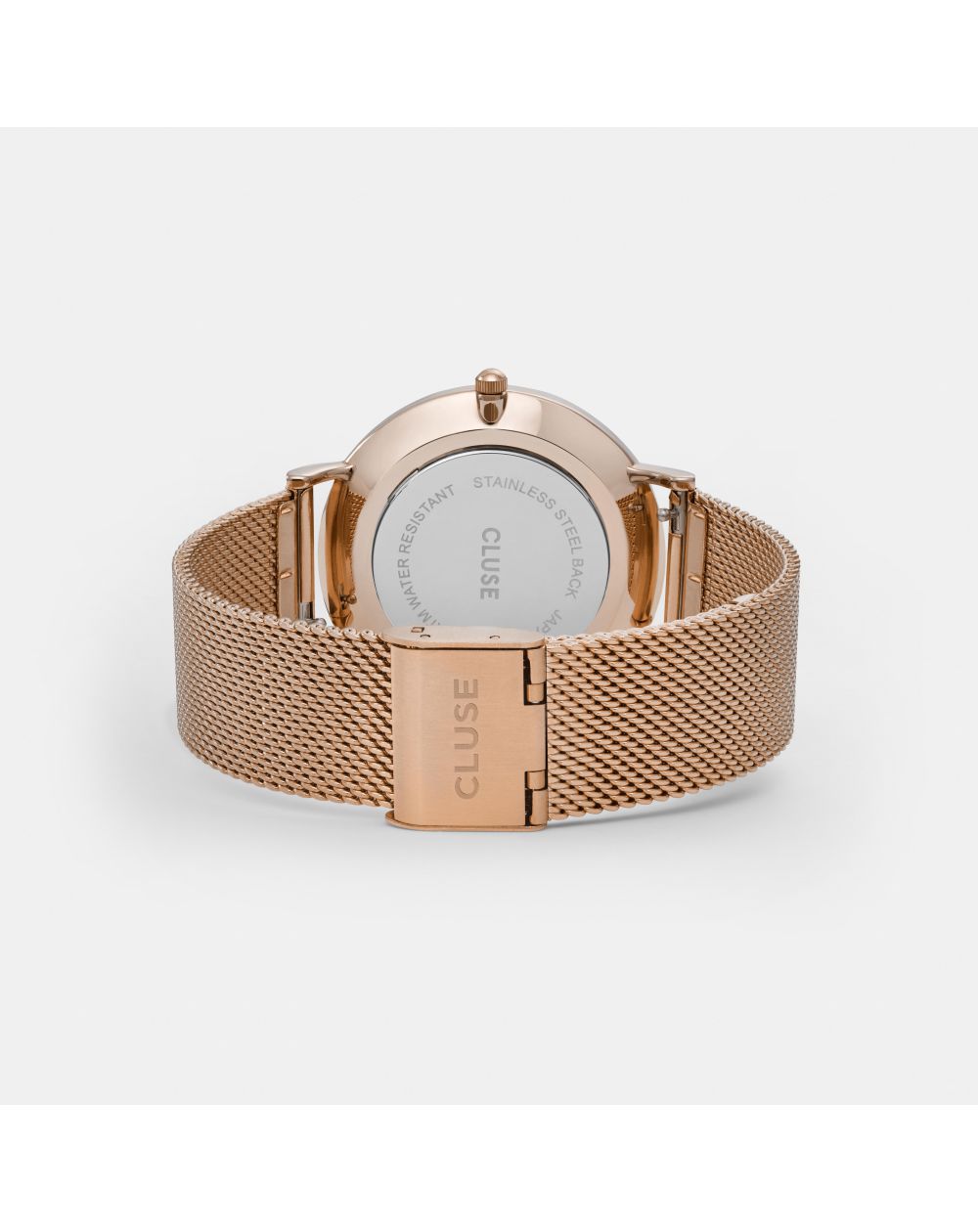 Cluse - Kijk CLUSE - La bohème Mesh rose goud / wit