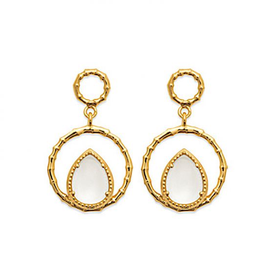 Golden plated earrings 18K...